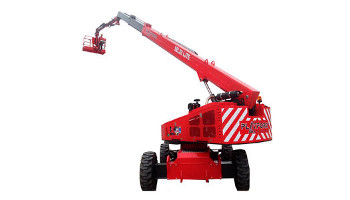 180 ft. telescopic boom lift rental in Trout
